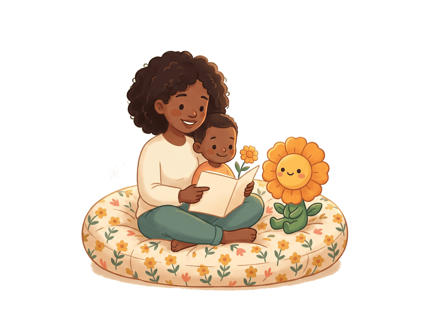 A parent and child understanding the IEP together with Mari